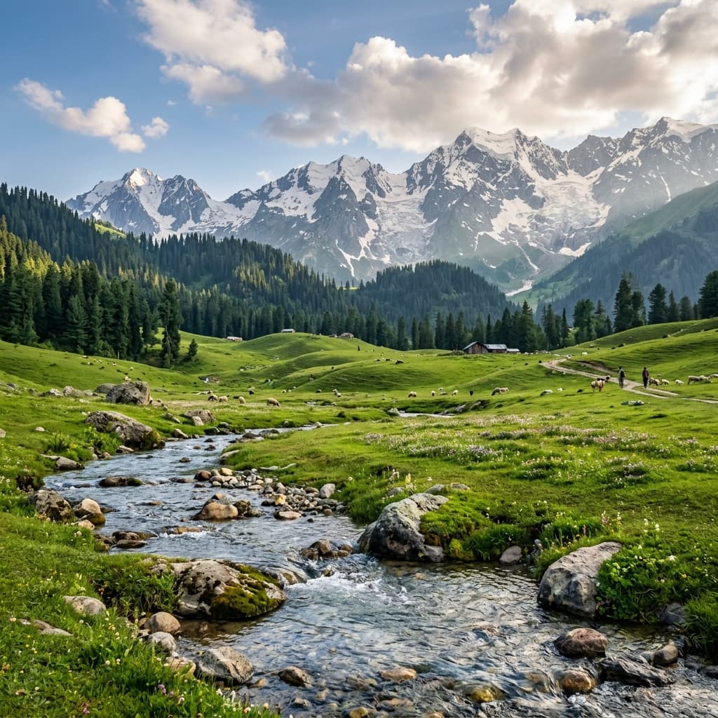 Srinagar to Doodhpathri Taxi Guide: Fares, Distance, and Milk-River Views